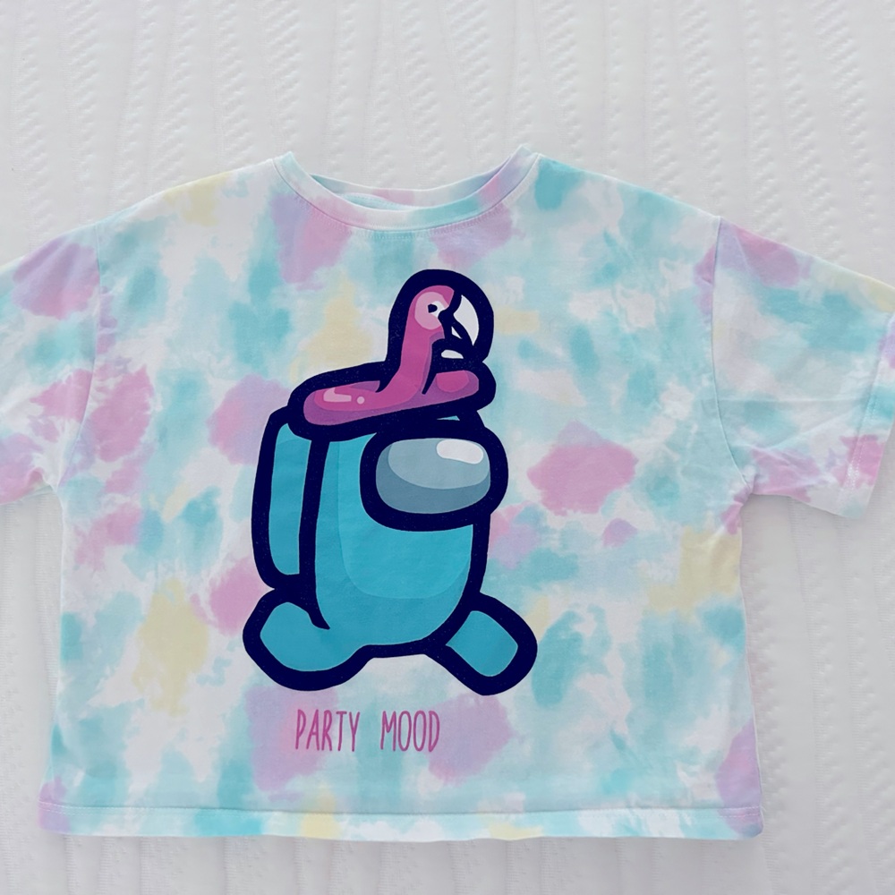 Zara girl Among us multicolored tee